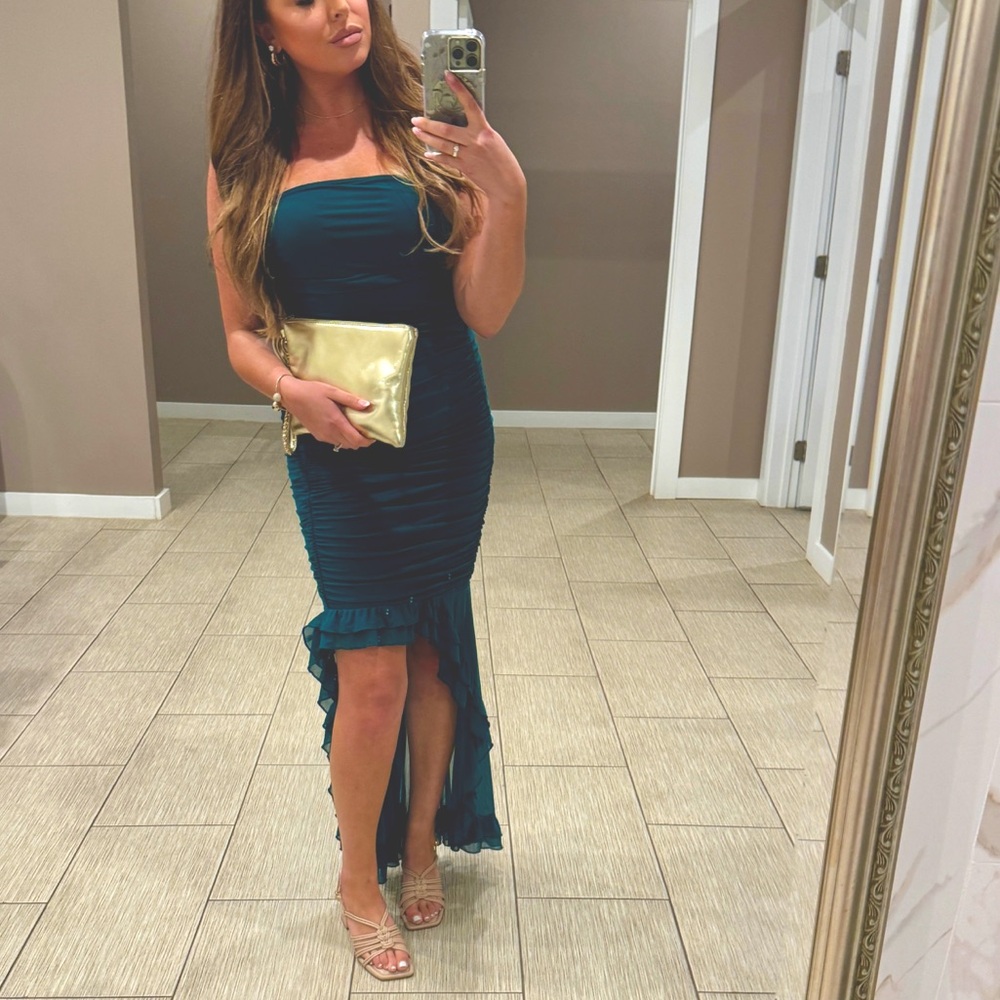 Mermaid Gown Elegant Wedding Guest Dress Green